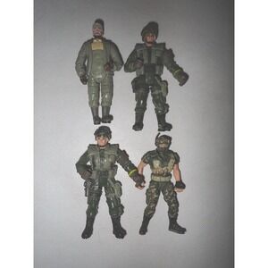 Chap Mei Kids Soldier Action Figure Lot Military Army Men 4in Vintage